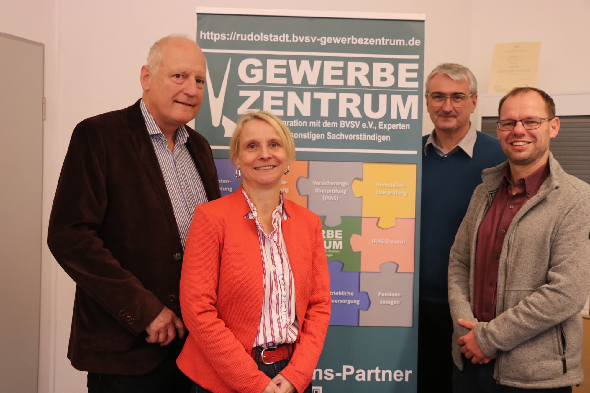 Landrat Marko Wolfram zu Gast im Gewerbezentrum Rudolstadt