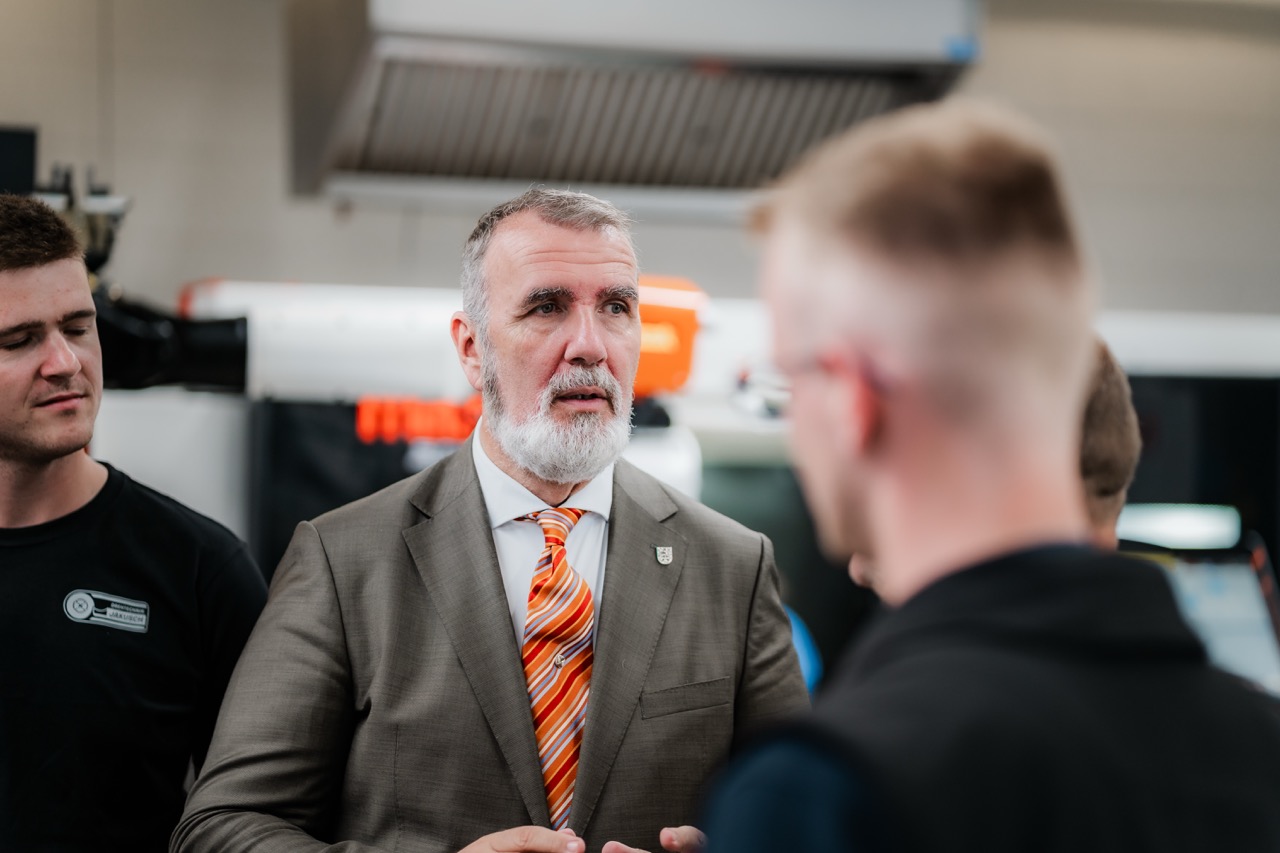 Steffen Schütz zu Gast bei der Drehtechnik Jakusch GmbH